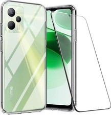 TRANSPARENT COVER TEMPERED GLASS FILM FOR REALME C35 TPU CASE C 35