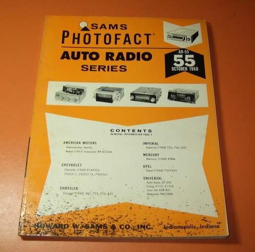 Sams Photofact Radio samochodowe Seria AR- Radio tranzystorowe Serwis TSM- Instrukcja U-PICK - Zdjęcie 93 z 378