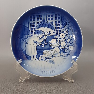 Set Piatti Di Natale Desiree Denmark Old Copenhagen Blue Anni 80