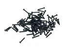 Screw fixing for HO rails 1.4 x 10mm black milled head set of 50 to 200 pcs