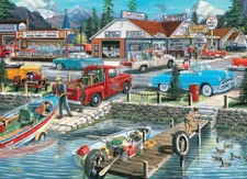 Eurographics Let's Go Fishing  1000 Piece Jigsaw Puzzle By Ken Zylla