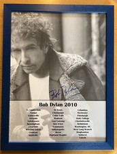 Bob Dylan autographed Poster With COA