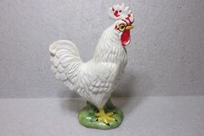 OLDER HAND PAINTED ROOSTER FIGURINE