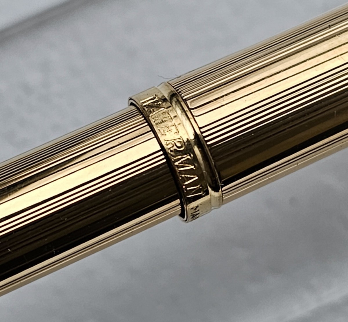 Stylo Plume Waterman Lady Charlotte - Plaqué Or - Plume En Or 18 Carats - Occasion