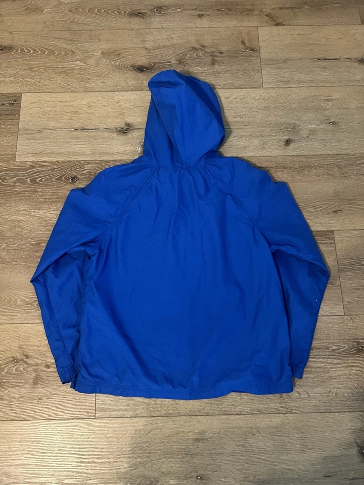 Jaqueta corta-vento vintage Roxy Active azul feminina tamanho grande - Imagem 2 de 3