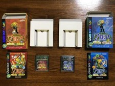 Legend of Zelda Oracle of Seasons and Ages with BOX and Manual Gameboy