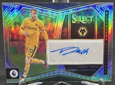Tommy Doyle 2023-24 Panini Select EPL Pitchside Signatures Silver Prizm #PS-TD