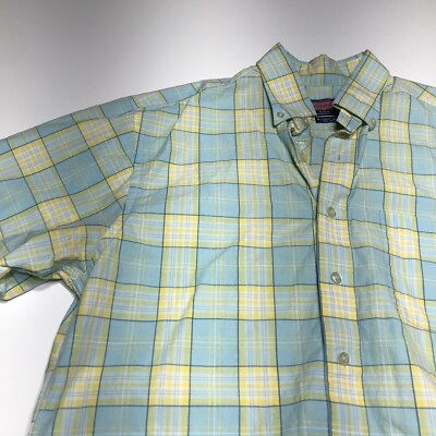 Vineyard Vines by Shep & Ian Murray Shirt Mens Size M Plaid Button Front Casual