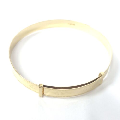 9ct Gold Expandable Bangle Ladies UK Hallmarked 59.9-74.7mm Diameter 6.7g - Picture 15 of 17