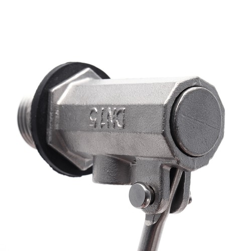 Floating Float Ball Valve Stainless Steel 1/2" DN15 Water Tank Level Control - Picture 5 of 7