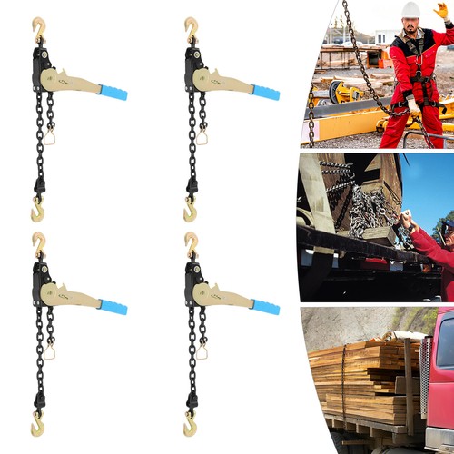 Ratcheting Chain Load Binder Heavy Duty Tie Down Ratchet Load Binder 4 Pieces - Picture 11 of 19