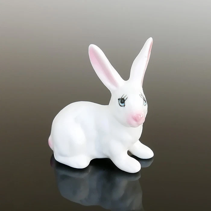 HXSCOO Figurine de Lapin Miniature en Porcelaine for bébé