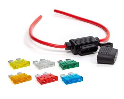 QuickCar In-Line ATC Fuse Holder 12 Gauge QuickCar In-Line ATC Fuse Holder 12 Gauge