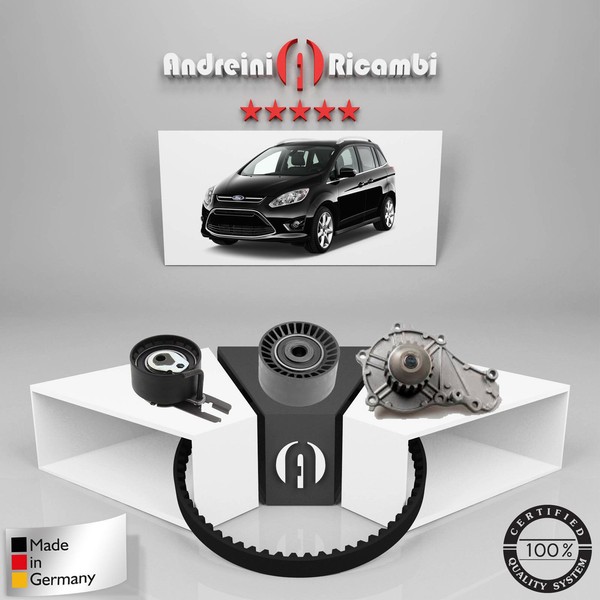 Set Vertrieb+Wasserpumpe Ford C-Max II 1.6 Tdci 70KW 95CV 2014->-image