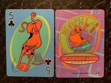 Swap Cards SCOOBY DOO Sports BASKETBALL Five of Clubs HANNA BARBARA