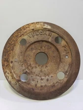 Vintage Cast Iron Wheel 2x12"   Industrial Cart pulley gear steam punk lamp base