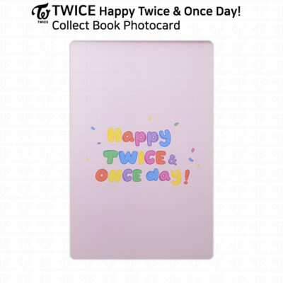 TWICE Happy Twice & Once Day ! Collect Book Photocard Sana