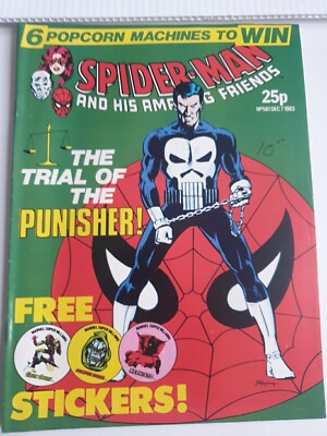 Spider-Man Weekly #561 - Vfn+ Dec 1983 Rare Marvel UK Free P&P And Spidey Pin Up