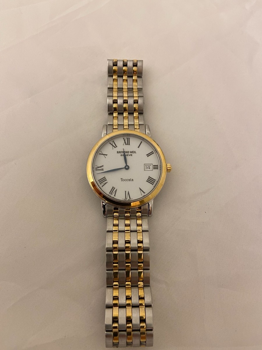 Vintage Raymond Weil Toccata 5764 Two-Tone Quartz Date Watch  display picture 1