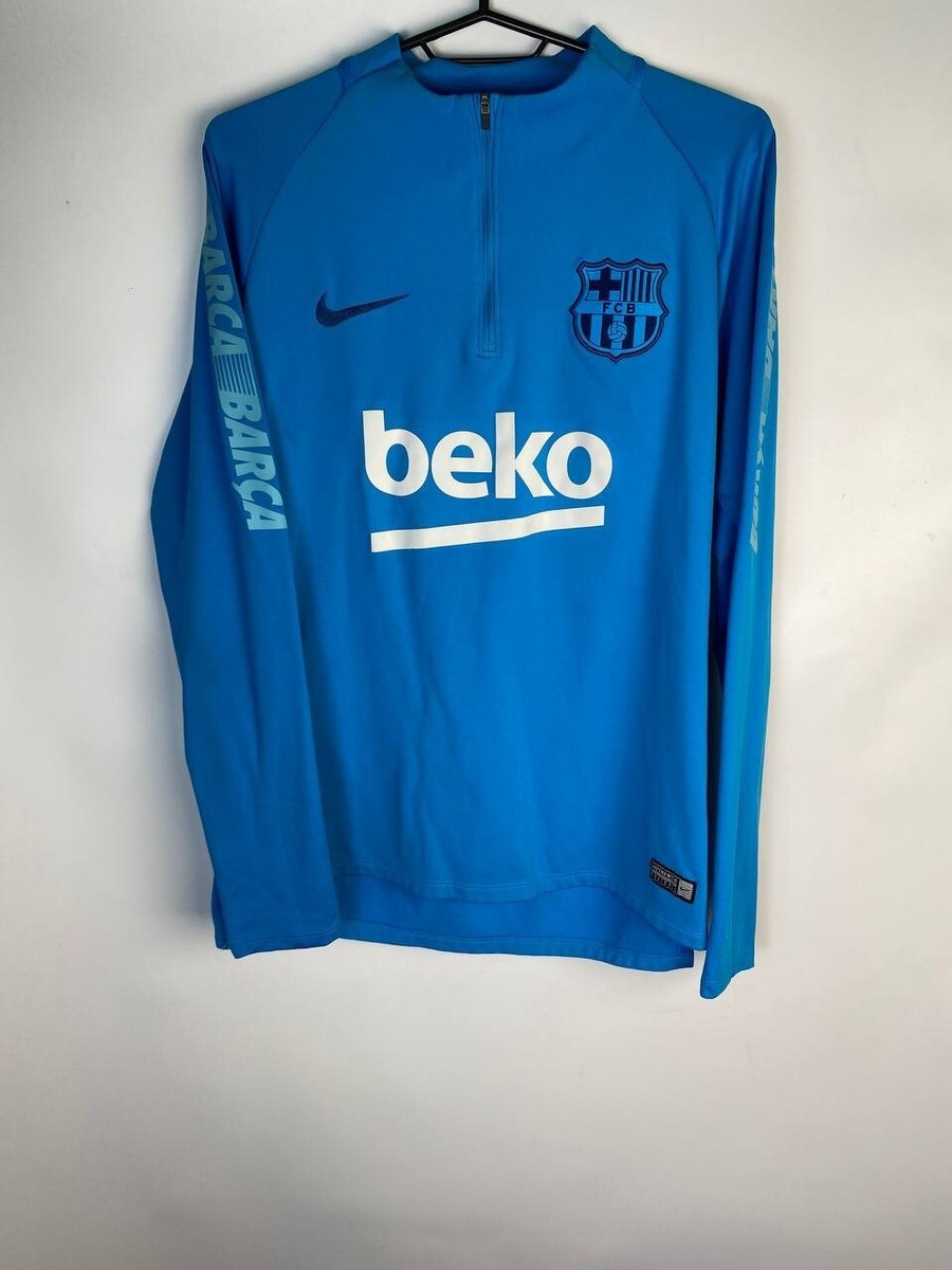 NIKE FC BARCELONA Dri-Fit Football Drill Training Jersey CN5529