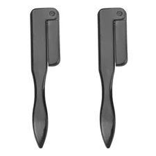 2pcs Stainless Steel Eyebrow Brushes eyelash comb steel teeth eyebrow comb