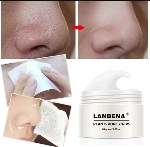 LANBENA Mitesser Entferner Nase Mask Poren Streifen Schwarz Mask Peeling