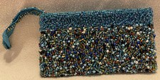 Gorgeous Small Beautifully Beaded Coin Wallet Phone Dollars Cards Must See