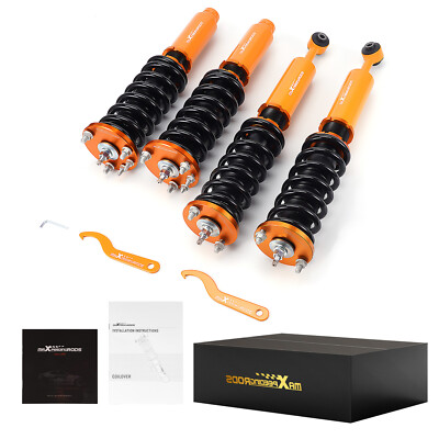 24 Clicks Damper Adjustable Coilover Kits For Honda Accord EX Coupe 2-Door 98-02