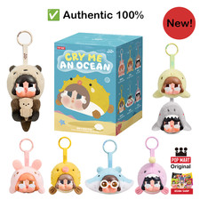 CRYBABY POP MART Cry Me an Ocean Series Keychain, Vinyl Plush Pendant Blind Box