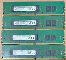 Micron 16GB 4 4GB 1Rx8 PC4-2133 ECC RDIMM Server RAM MTA9ASF51272PZ