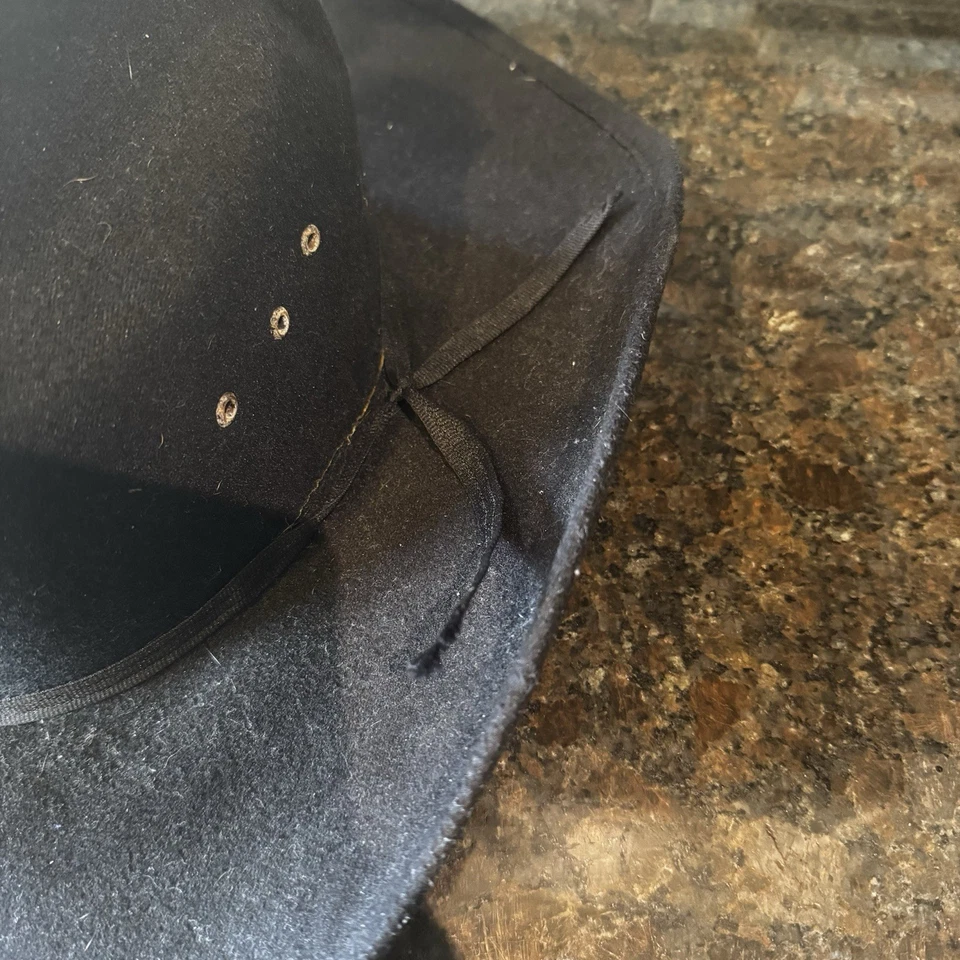 Шляпа ковбойская взрослая черная вестерн войлок Western Express Mexico 7,48 дюйма - Изображение 3 из 4