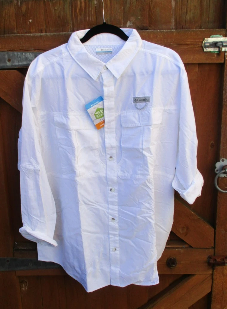 Men’s Columbia Omni-Shield Long Sleeve Button Up Shirt Outdoor Shirt XL 46"/48"
Opens in a new windo
