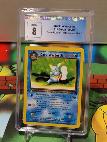 Dark Wartortle (1st Edition) graded CGC 8 for sale on eBay