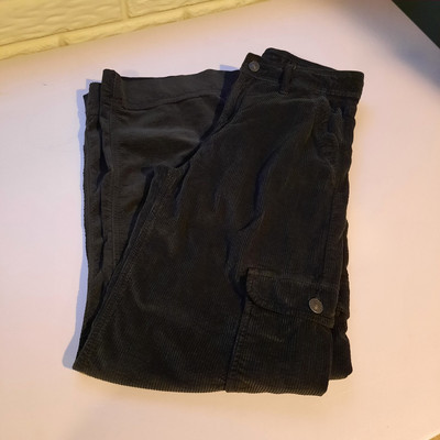 American Eagle Pants Womens Short Black Super High Rise