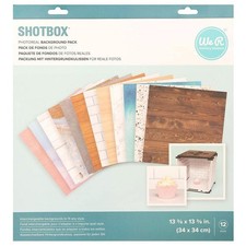 We R Memory Keepers ShotBox Background 12/Sheets-Photoreal