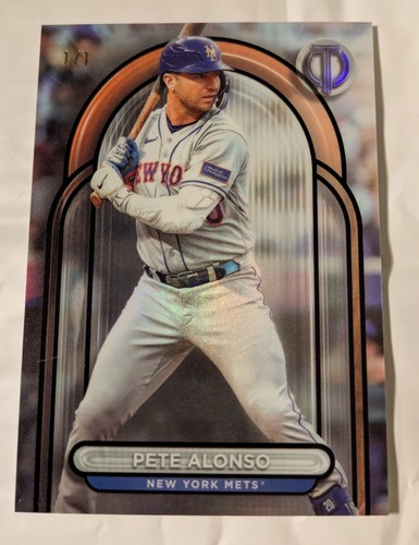 2024 Topps Tribute Pete Alonso #43 Black 1/1