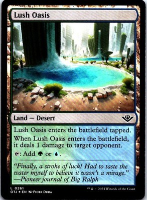 FOIL X4 Lush Oasis L Outlaws of Thunder Junction 261 LP