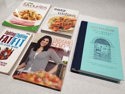 Brand New - Indian & English Cookbooks: Starters, Mains, Desserts, Baking Recipe