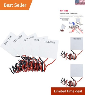 5PCS 12706 Peltier Module 12V 60W Thermoelectric Cooler - Ideal for DIY Projects