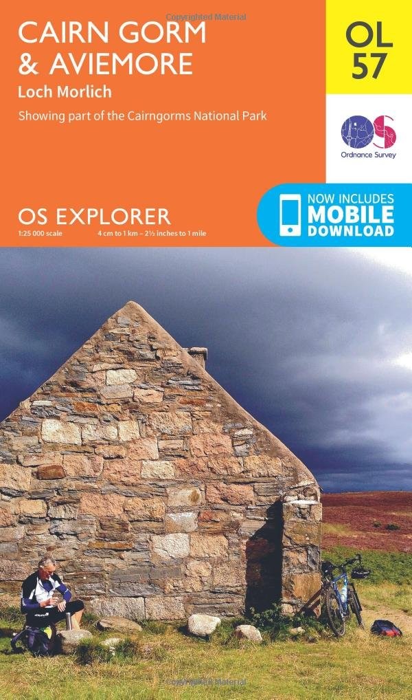 Ordnance Survey Unisex Assorted Ol57 Cairn Gorm & Aviemore Map - Image 3