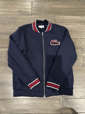 Lacoste Kids Zip Up Jacket With Appliqué Logo. Size 8 (128 cm 51 Inch)