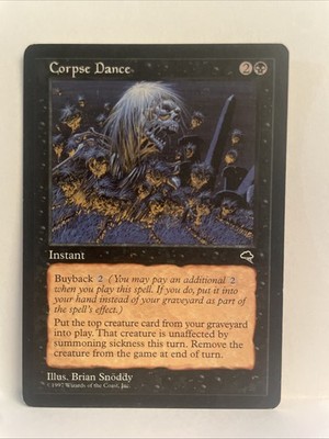 Corpse Dance MTG Tempest - Light Play