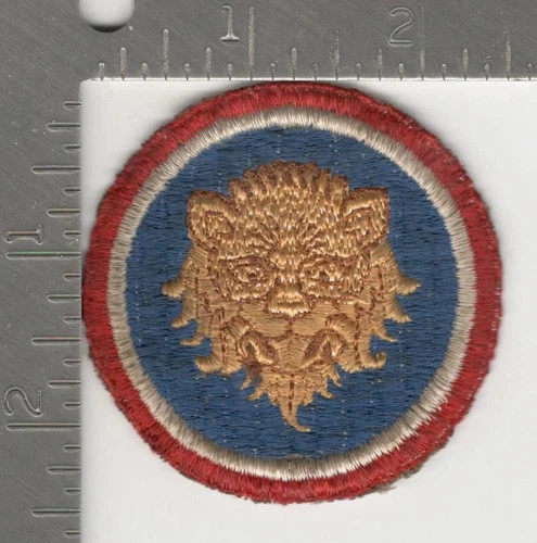 Scarce WW 2 US Army 106th Infantry Division Ribbed Weave Gemsco Patch Inv# K0744