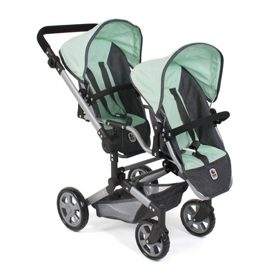 Bayer Chic 2000 Puppenwagen Linus Duo melange anthrazit-mint NEU