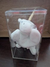 MYSTIC the UNICORN   Iridescent Horn, Coarse Mane Ty Beanie Baby in Plastic Case