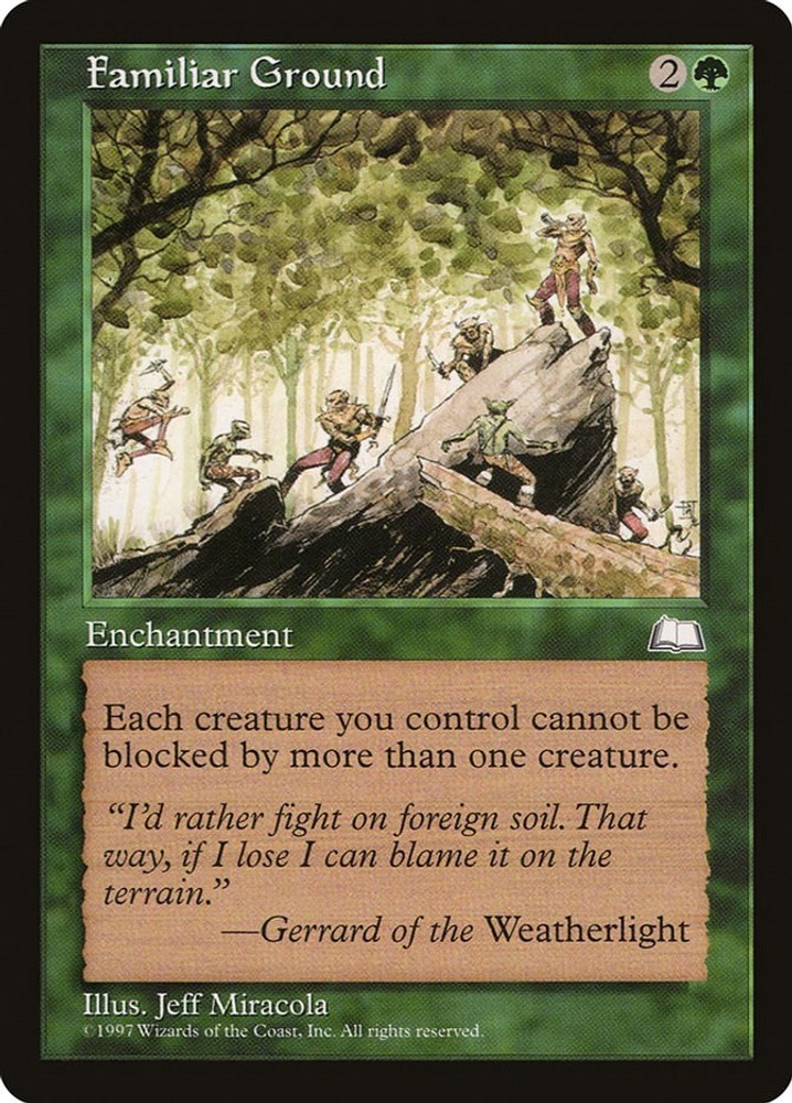 Familiar Ground - [WTH - 127] - LP - MTG - Weatherlight