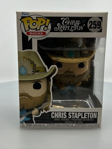 Funko POP! Rocks Chris Stapleton #259 Vinyl Figure DAMAGED BOX SEE PICS