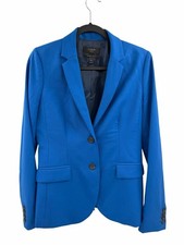 J.Crew Super 120  s 100 Wool Double Buttoned Blazer Jacket Womens 6 Tall Career