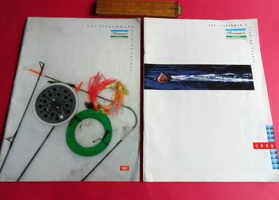 VINTAGE SHAKESPEARE FISHING CATALOGUES FOR 1987 AND 1990
