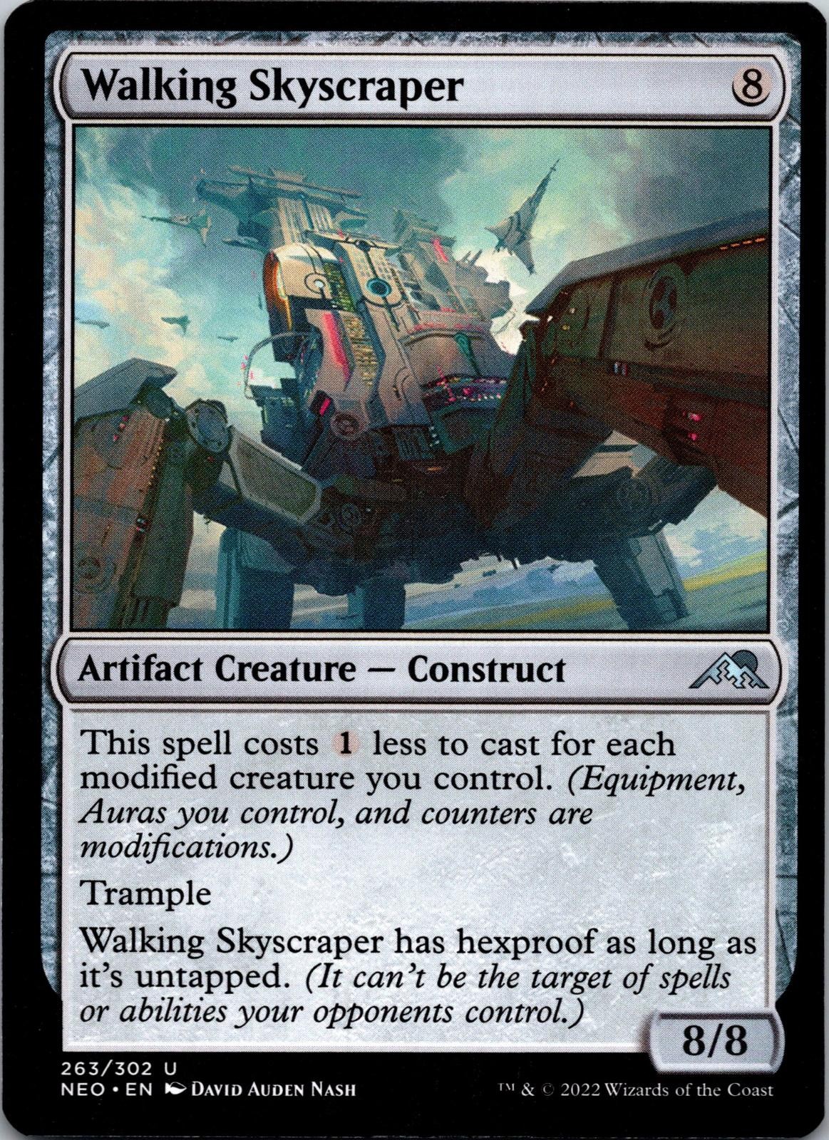 Walking Skyscraper 263 Uncommon Kamigawa: Neon Dynasty MTG NM